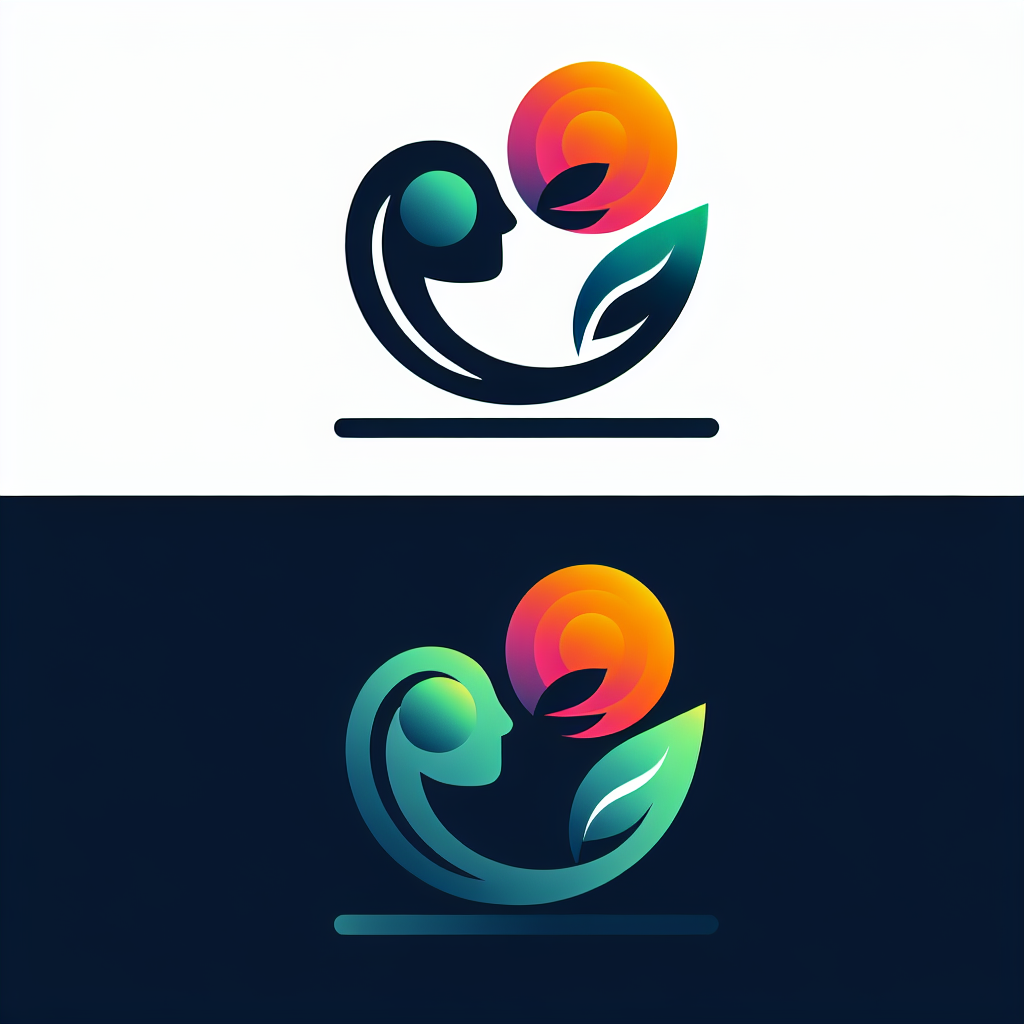 A logo for a site focused on personal growth and leadership, capturing the journey of adapting and enjoying life in a relatable way. The design should convey resilience, growth, and a little bit of snark