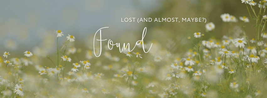 Lost and (Almost, Maybe?)&nbsp;Found